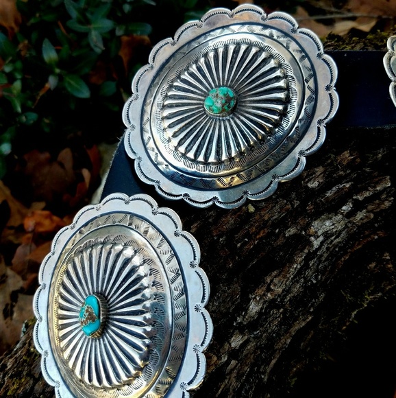 💥SOLD💥Old Pawn Concho Belt - Picture 5 of 6